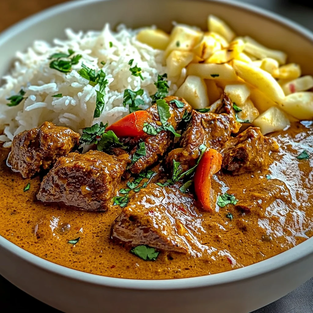 Beef and Coconut Curry Recipe