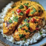 Creamy Peri-Peri Chicken Over Garlic Rice