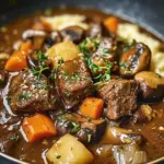 French Beef Stew with Mushrooms
