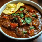 Indian Beef Curry with Tomato Gravy and Whole Spices