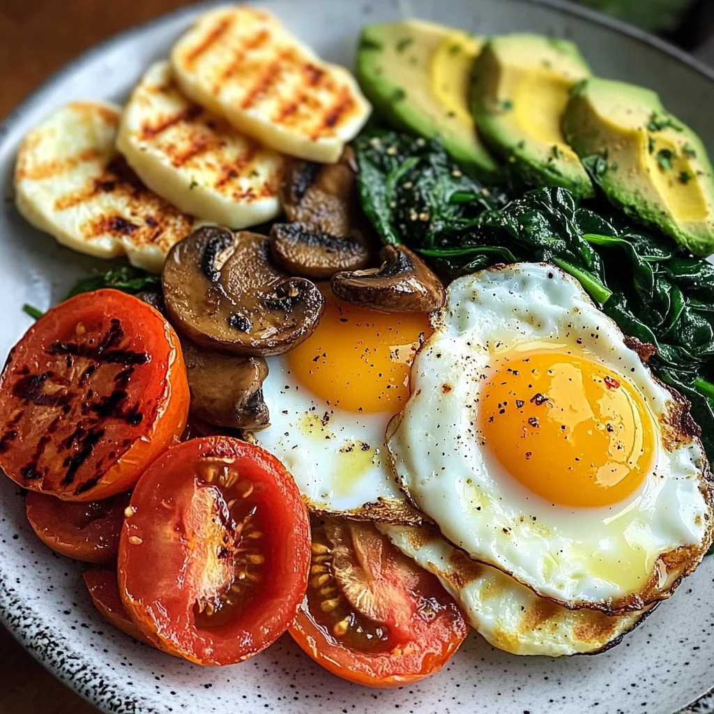Protein-Packed Veggie Breakfast Plate