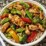 Wild Rice Chicken Stir-Fry with Fresh Veggies