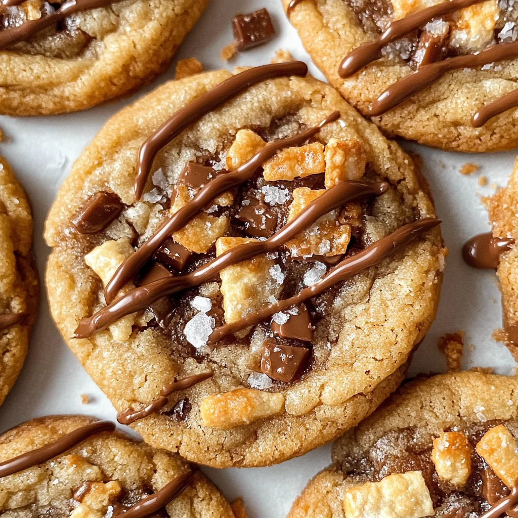 Brown Butter Toffee Cookies