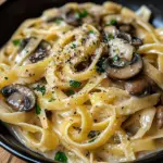 Caramelized Leek and Mushroom Gruyere Pasta