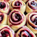 Cherry Cinnamon Rolls with Homemade Filling