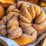 Cinnamon Sugar Twist Donuts