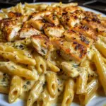 Creamy Cajun Three-Cheese Chicken Penne