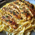 Creamy Garlic Butter Chicken Linguine