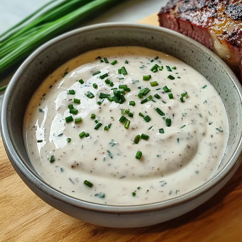 Creamy Horseradish Sauce for Prime Rib