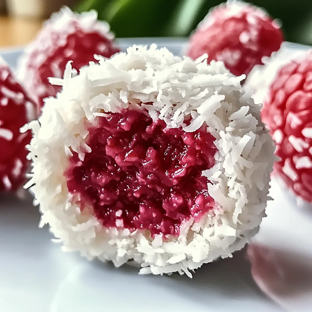 Decadent Raspberry Coconut Balls That No One Can Resist