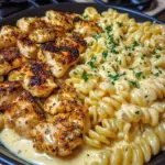 Garlic Butter Chicken Rotini with Velveeta Alfredo Sauce