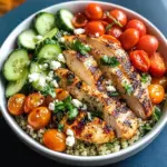 Grilled Chicken Quinoa Bowls