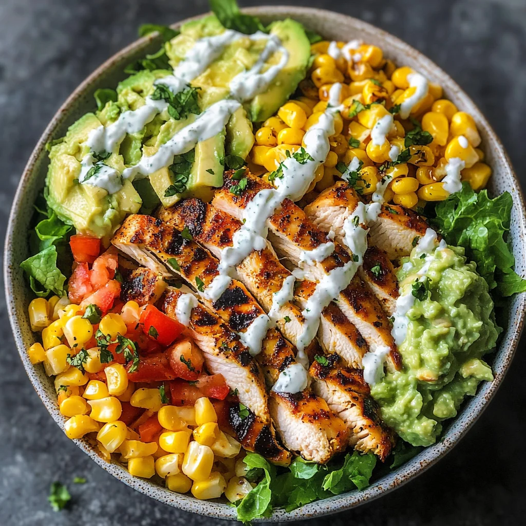 Healthy Chicken Taco Bowls