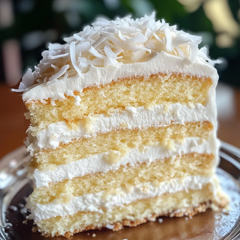 Heavenly Coconut Cream Cake: A Slice of Paradise Awaits!