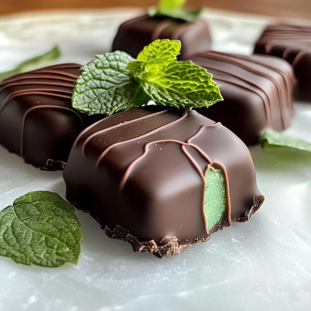 Homemade Andes Mint Chocolates (Paleo, Keto, Vegan)