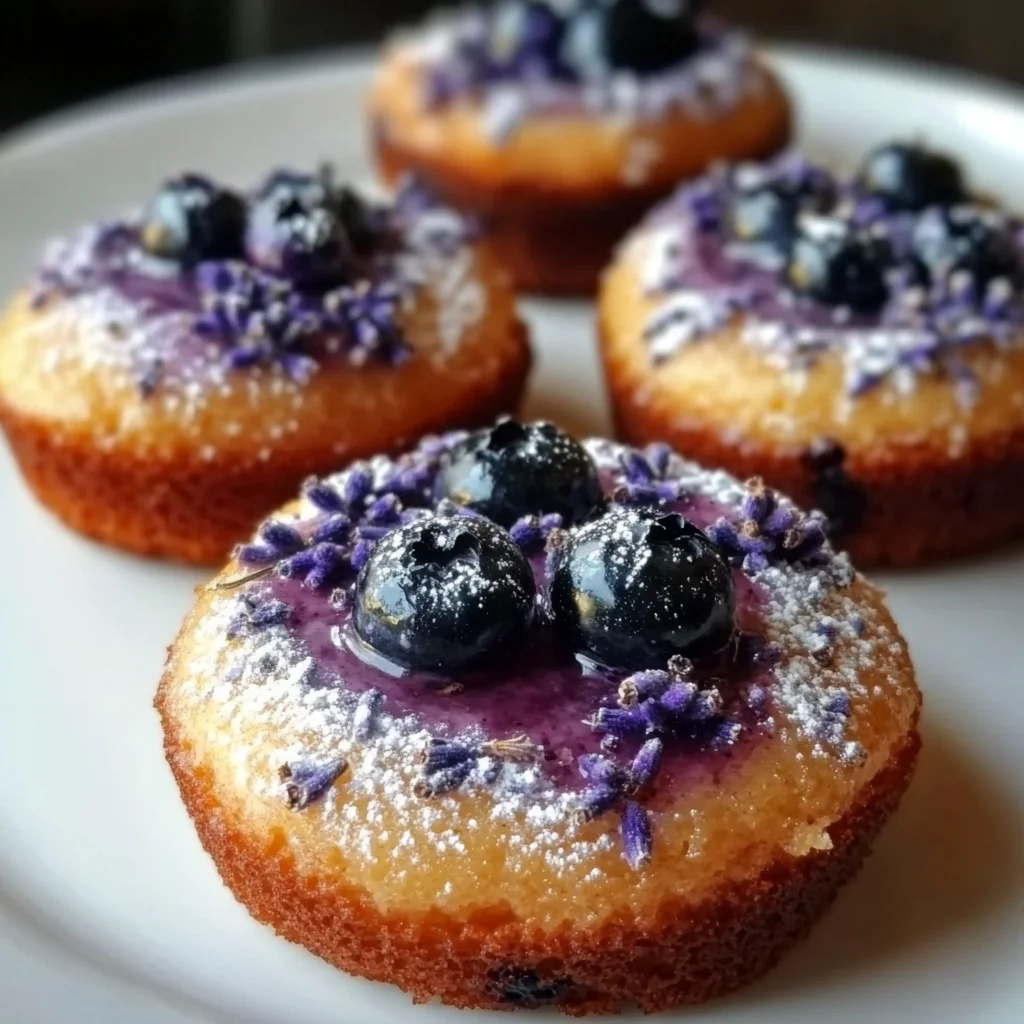 Lavender Blueberry Tea Cakes