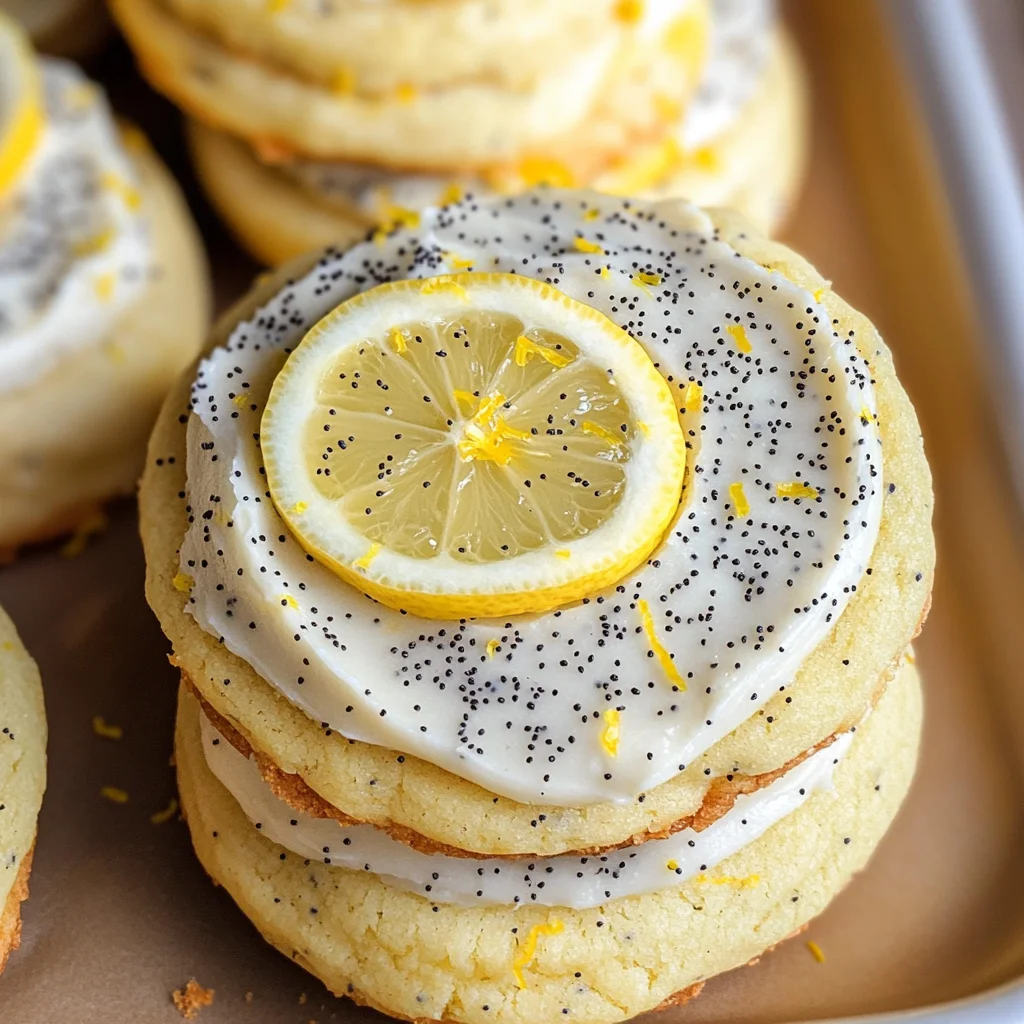 Lemon Poppy Seed Cheesecake Cookies