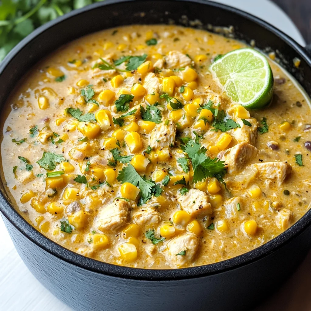 Mexican Street Corn Chicken Chili Recipe
