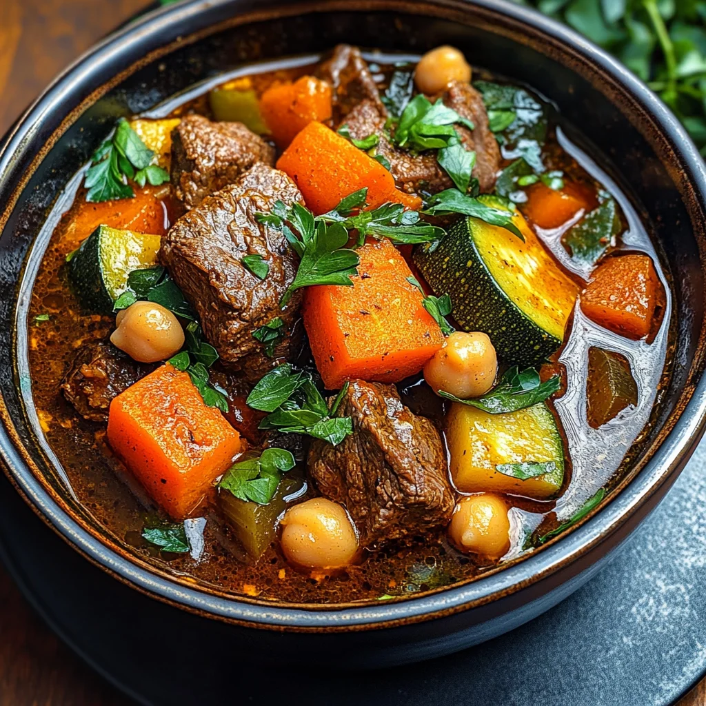 Moroccan Spiced Beef Stew
