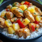 Pineapple Chicken with Rice