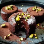 Pistachio Chocolate Lava Cakes Recipe