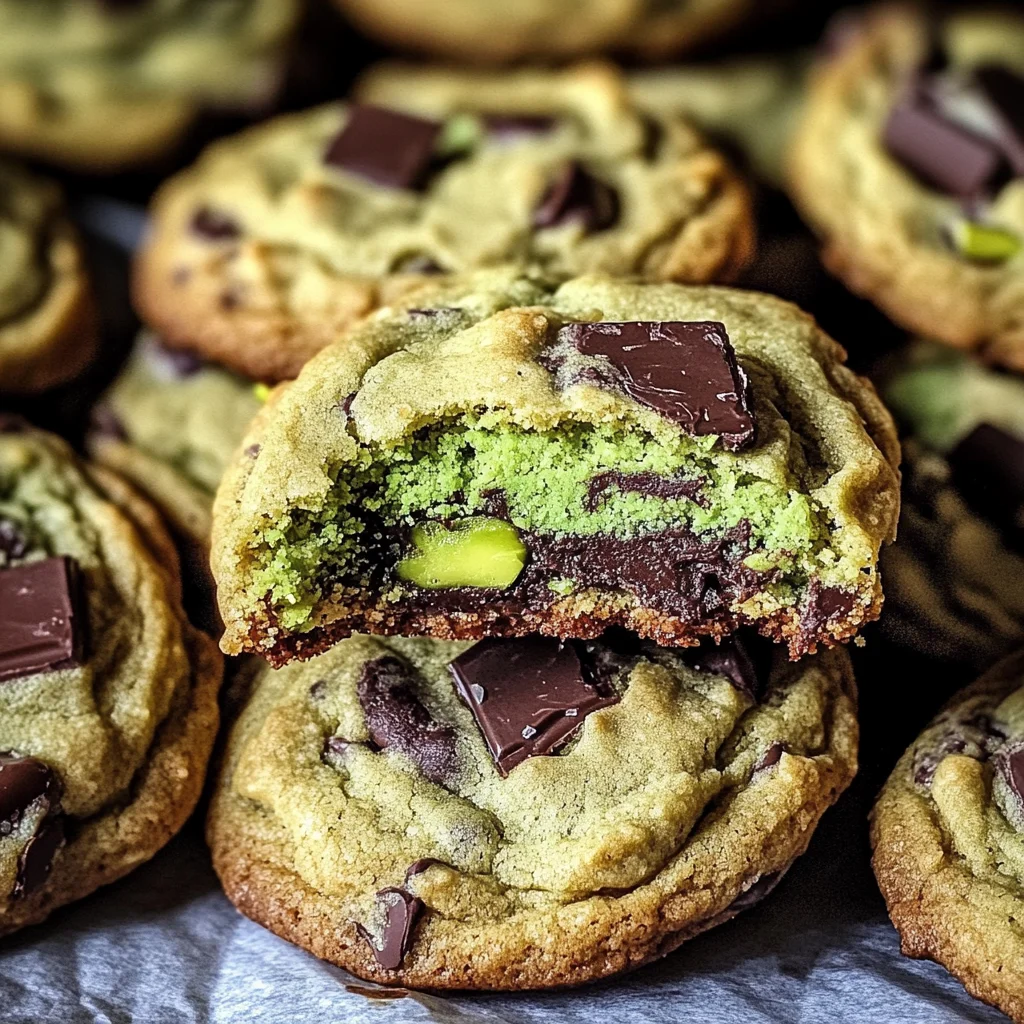 Pistachio Cream Cookies that Melt in Your Mouth