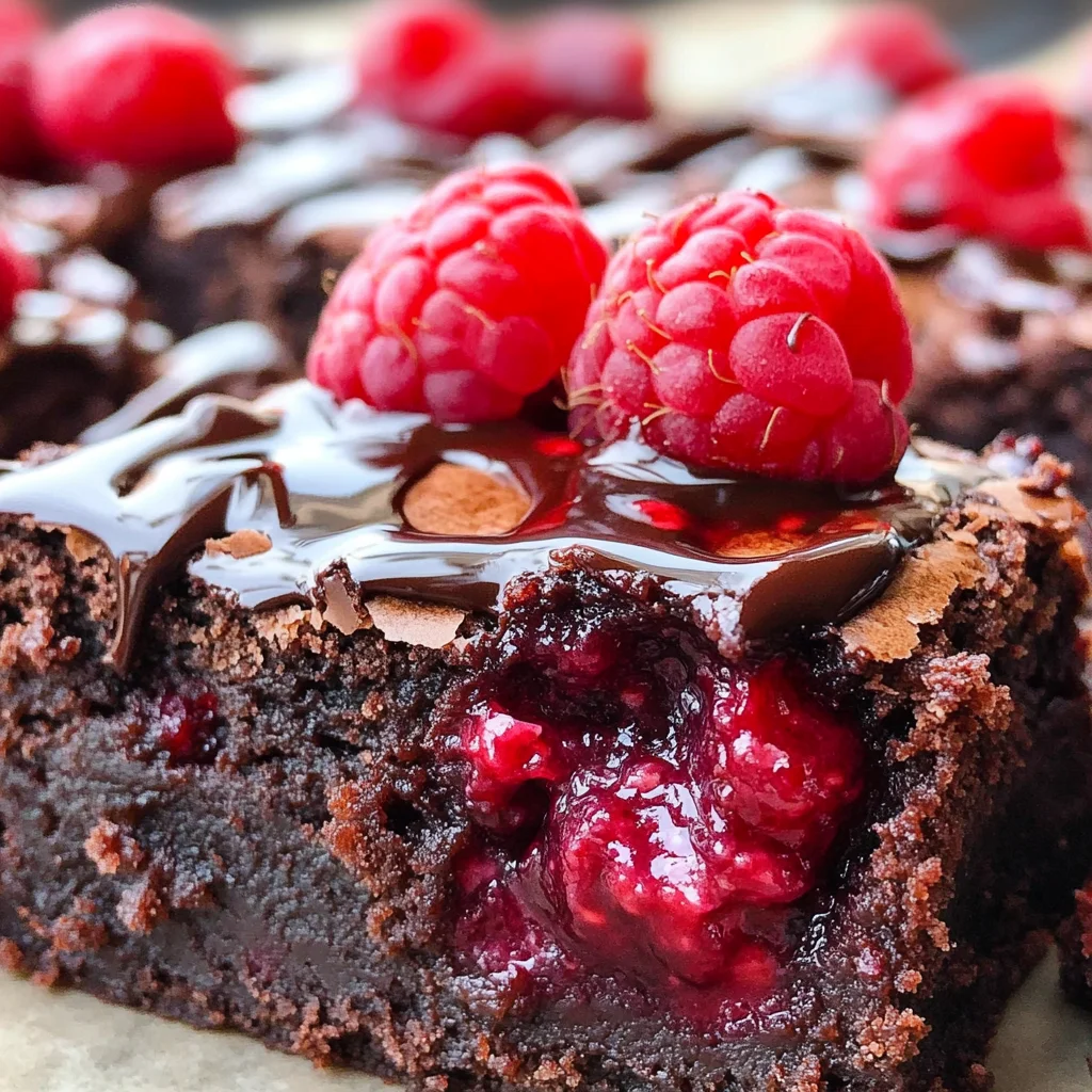 Raspberry Brownies