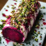 Roasted Beet & Goat Cheese Log: A Vibrant Appetizer to Impress