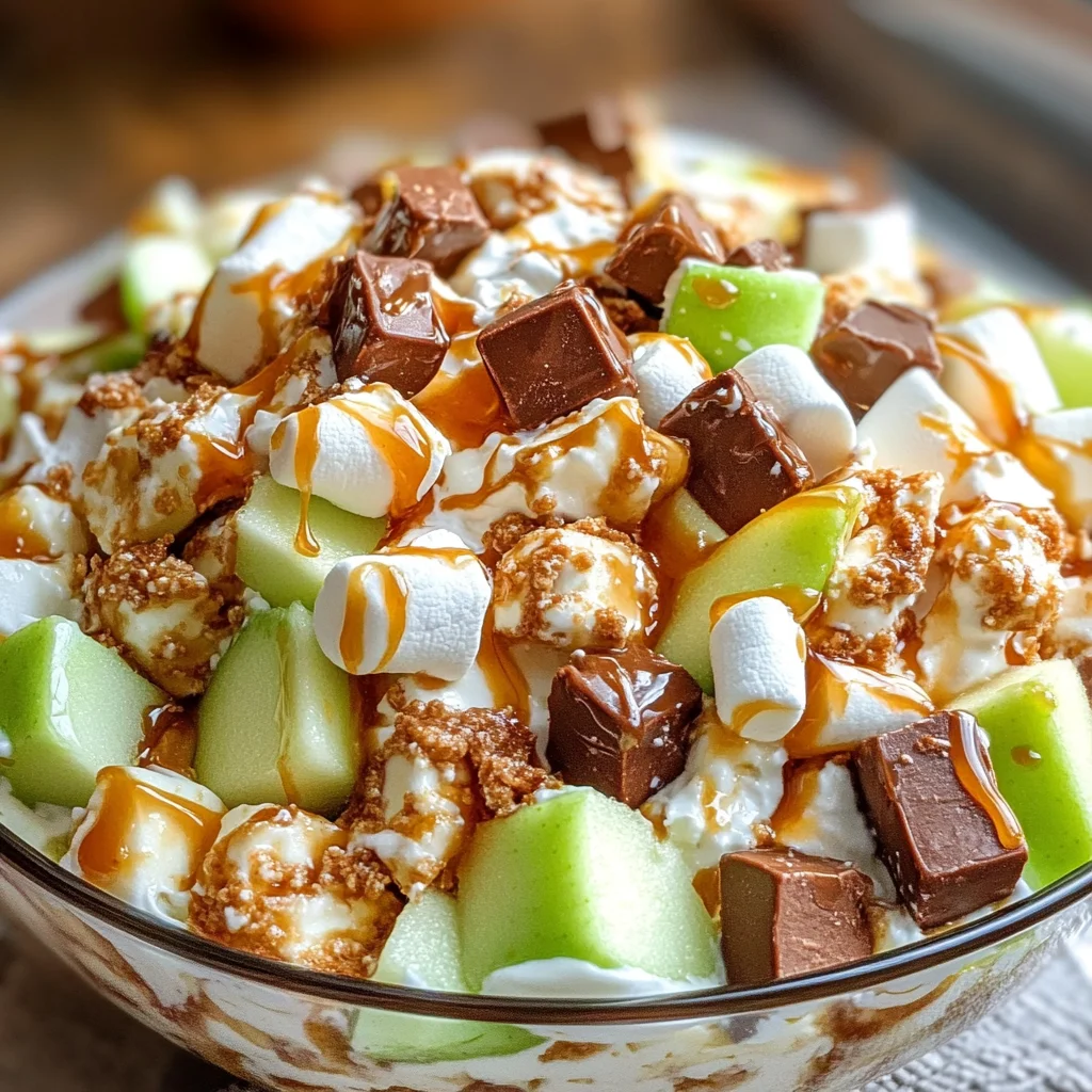 Snickers Caramel Apple Salad