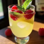 Sparkling Raspberry-Limoncello Cocktail