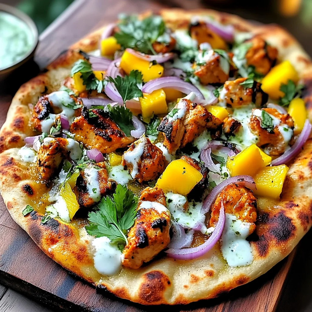 Tandoori Chicken Naan Pizza: A Flavorful Twist on Tradition
