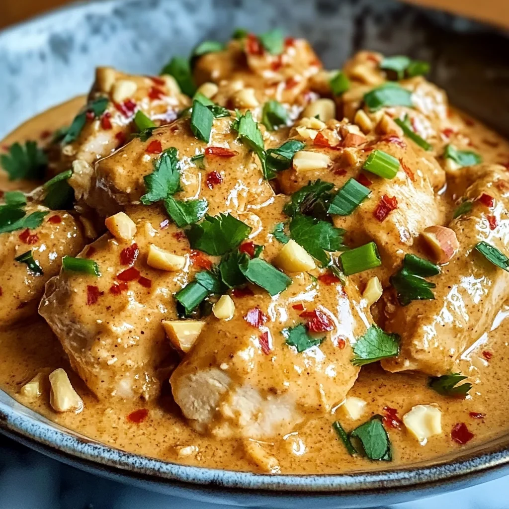 Thai Peanut Chicken Recipe