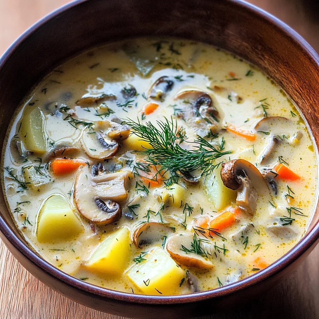 The BEST Mushroom Soup Recipe