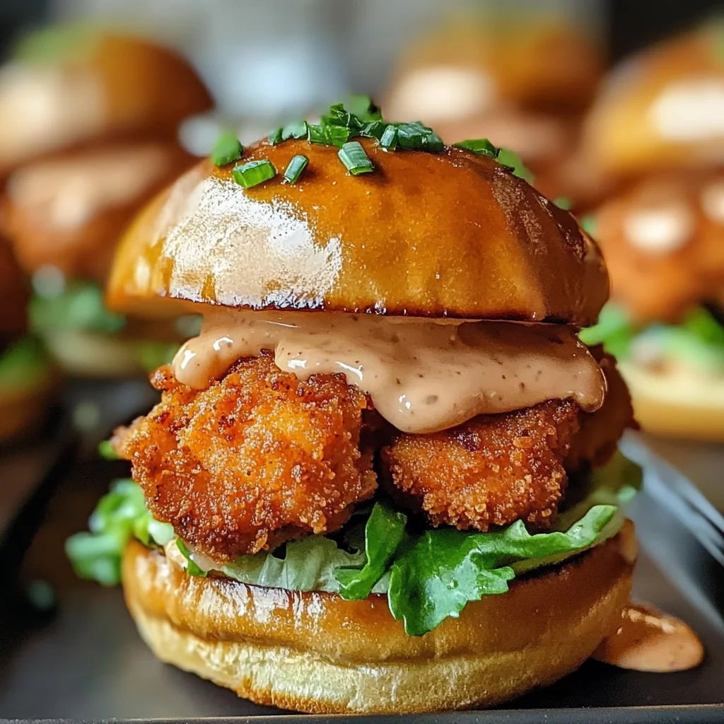 30-Minute Bang Bang Chicken Sliders Recipe