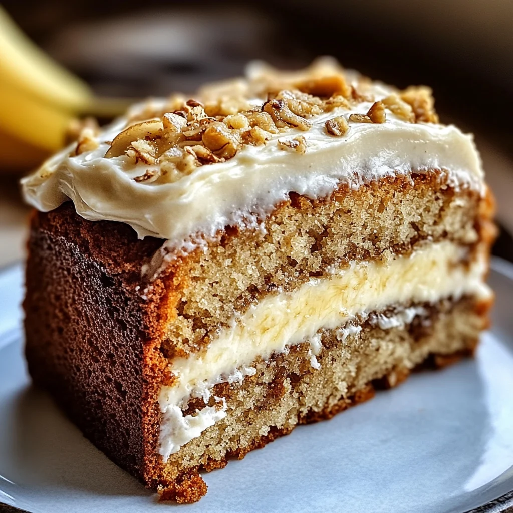 Banana Bread Cake with Cream Cheese Frosting