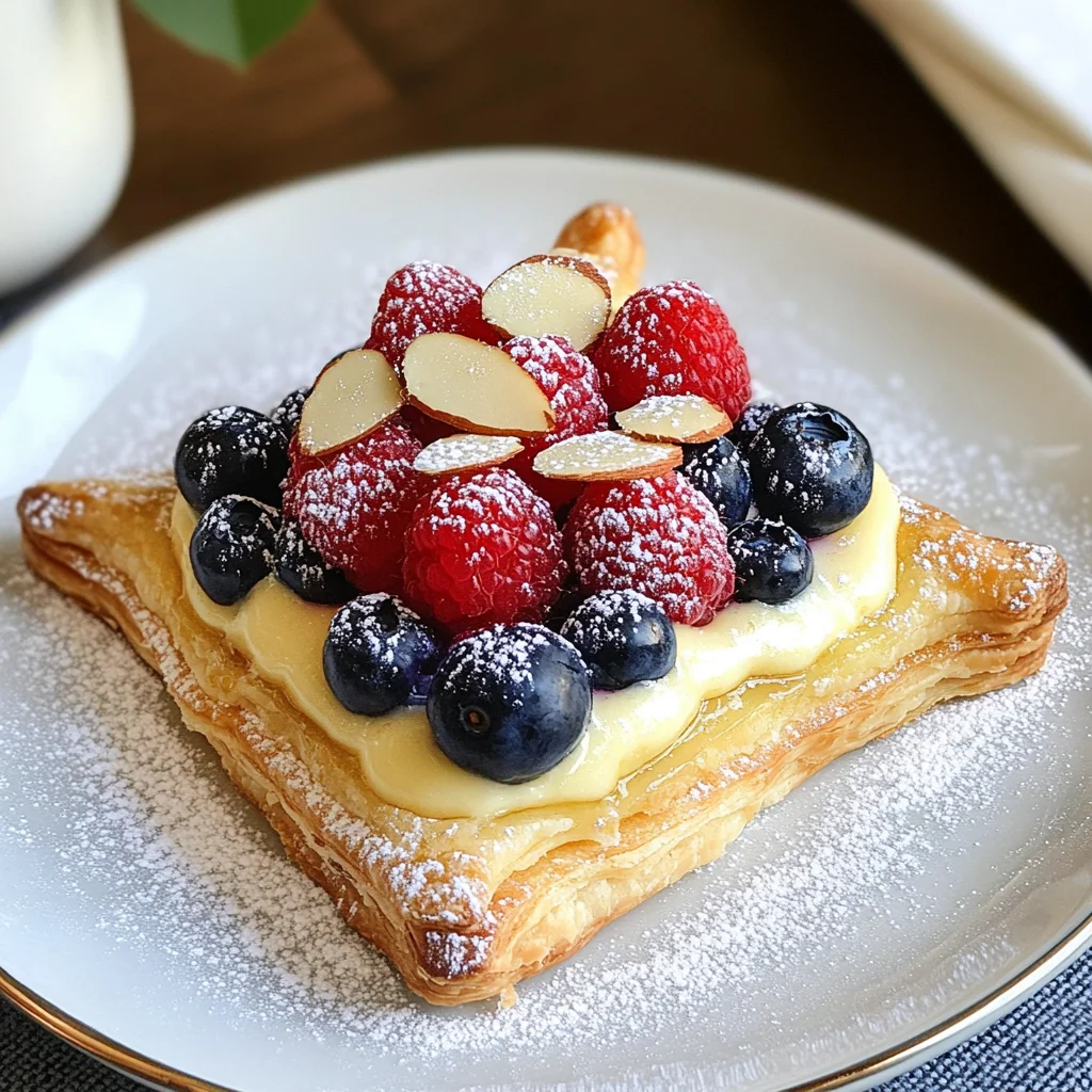 Berry Custard Pastry with Italian Crema Pasticcera