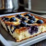 Blueberry Cottage Cheese Breakfast Bake