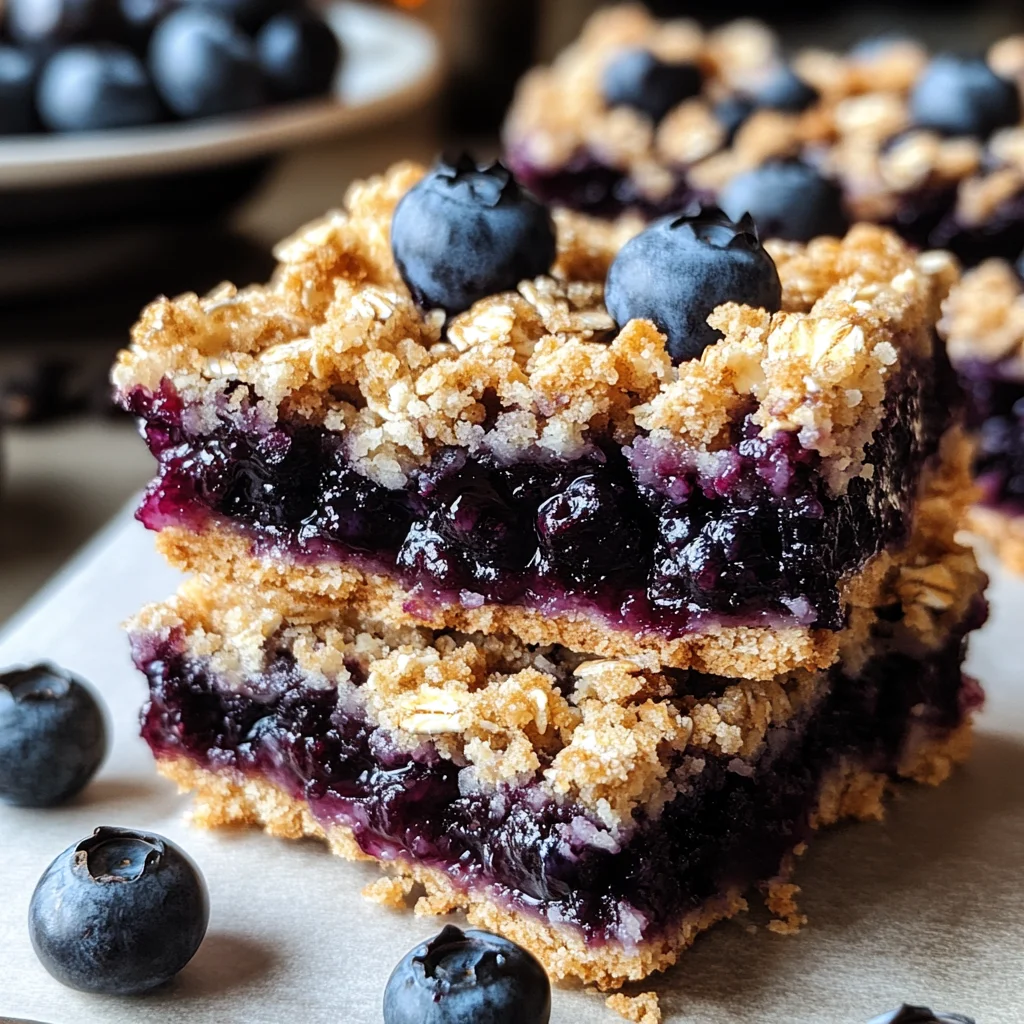 Blueberry Oatmeal Bars – A Wholesome Treat