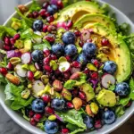 Blueberry and Pistachio Spring Salad