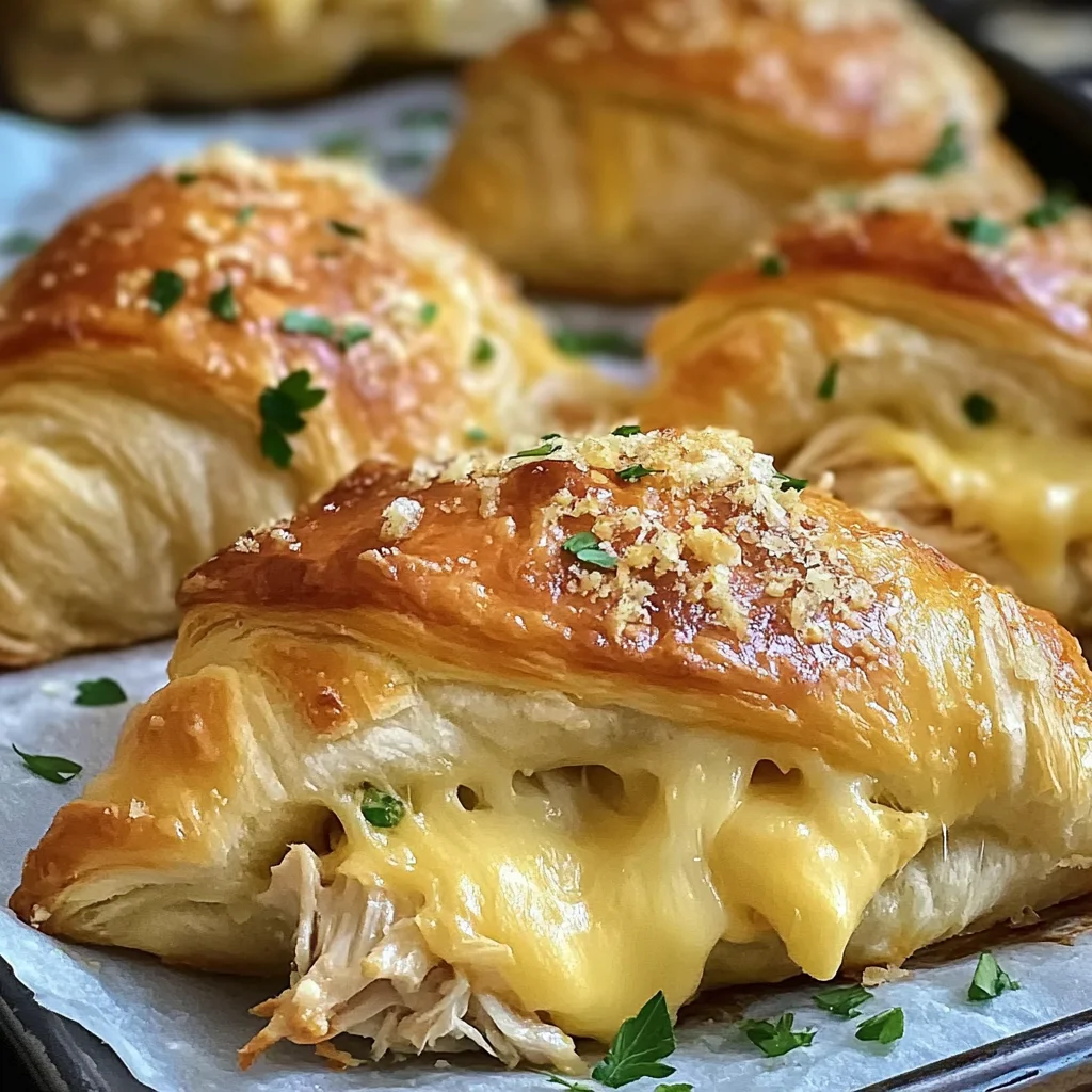 Chicken Stuffed Crescent Rolls Recipe - Easy & Delicious