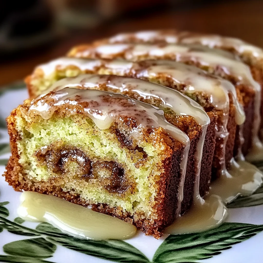 Cinnamon Roll Zucchini Bread
