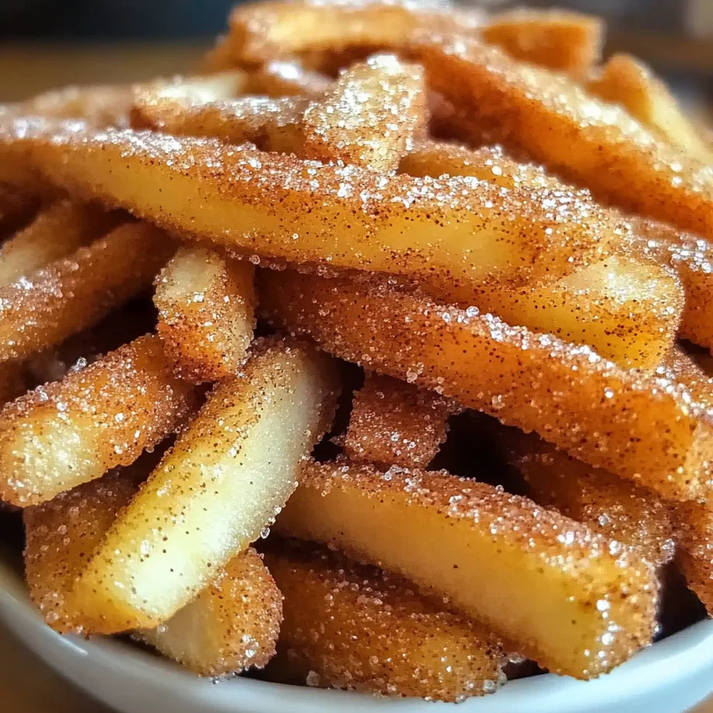 Cinnamon Sugar Apple Fries