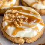 Copycat Crumbl Salted Caramel Cheesecake Cookies