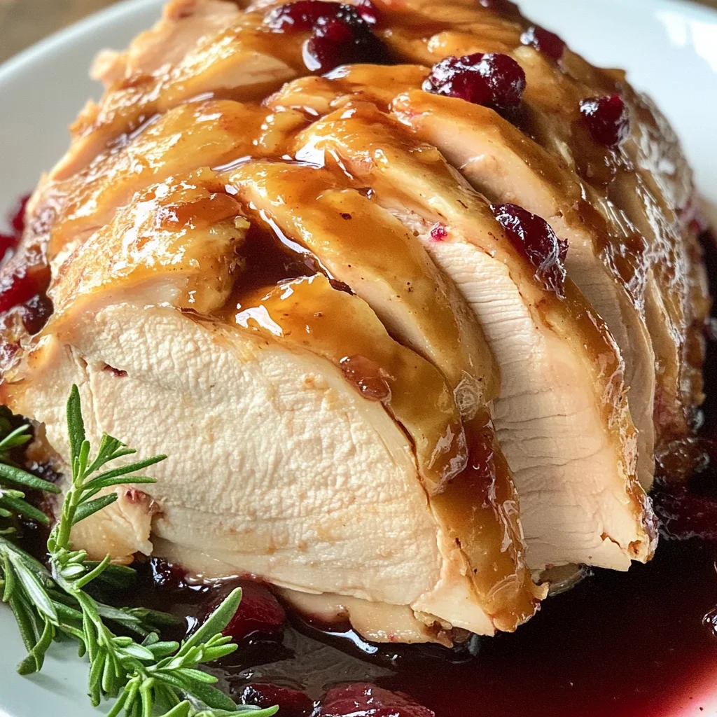 Crock Pot Cranberry Turkey Breast