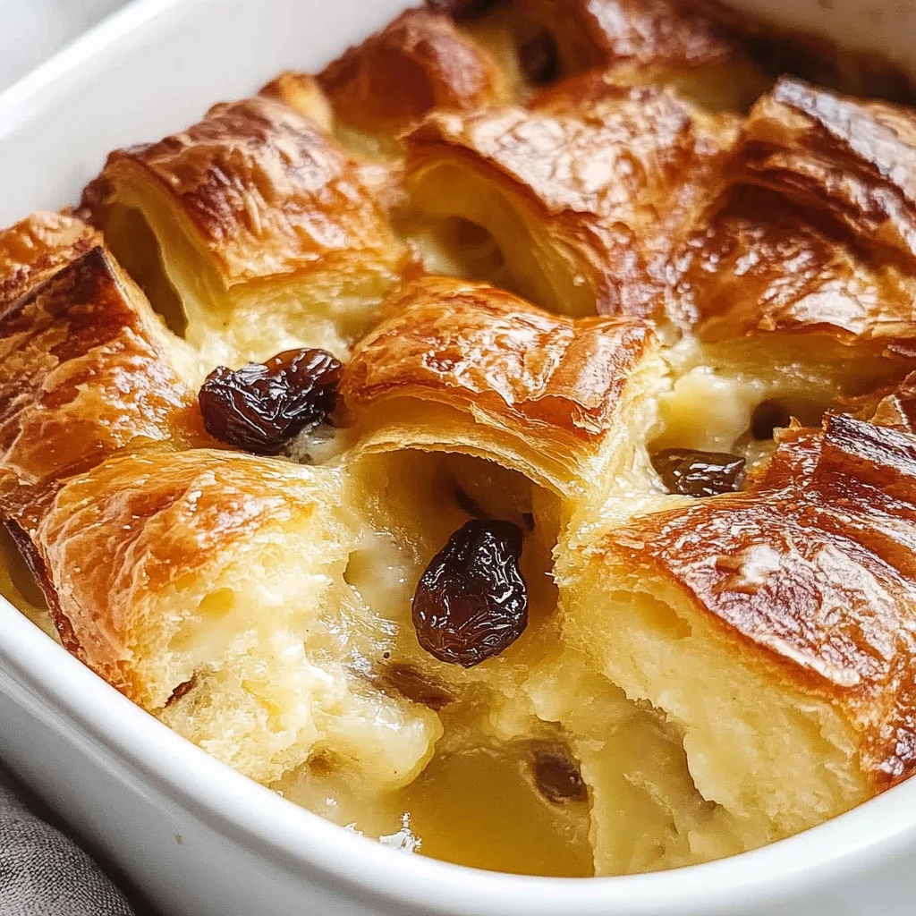Croissant Bread Pudding Recipe