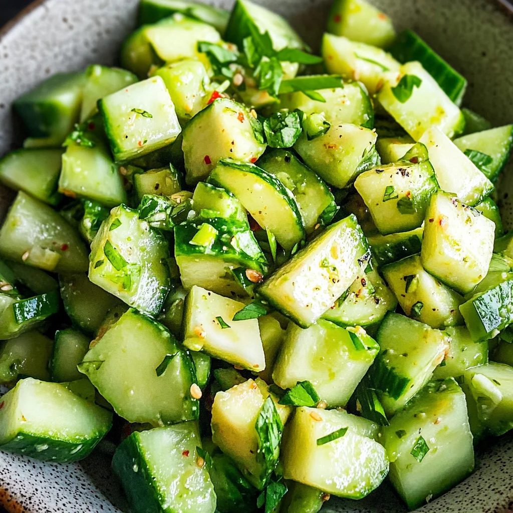 Cucumber Avocado Salad