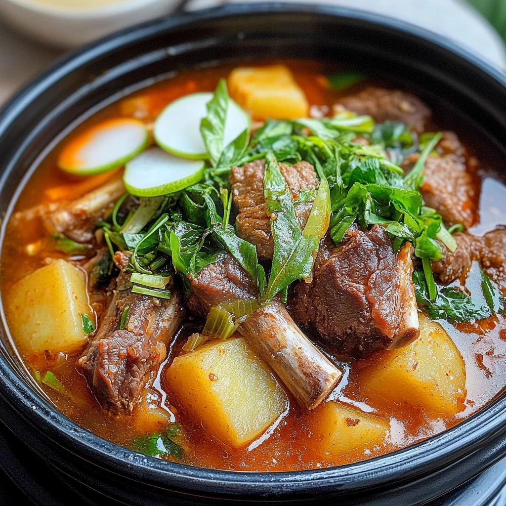 Gamjatang (beef Bone Soup)