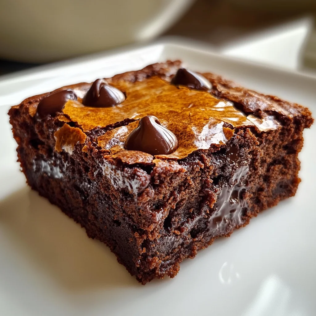 Gooey Flourless Pumpkin Brownies