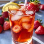 Homemade Strawberry Iced Tea