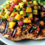 Honey Lime Chicken with Mango Salsa